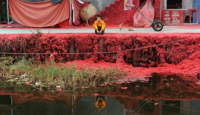 Textile Dyeing Industry is Slowly Killing Rivers in Asian Countries 