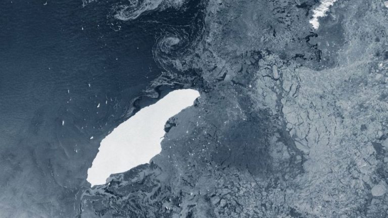 Massive Iceberg Heading Toward South Atlantic Island Oasis