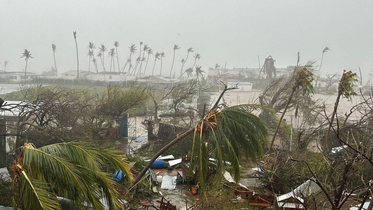 Hurricane Beryl Destruction